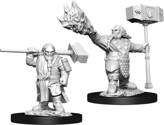 Nolzur's Marvelous Male Dwarf Cleric Miniature for D&D Players