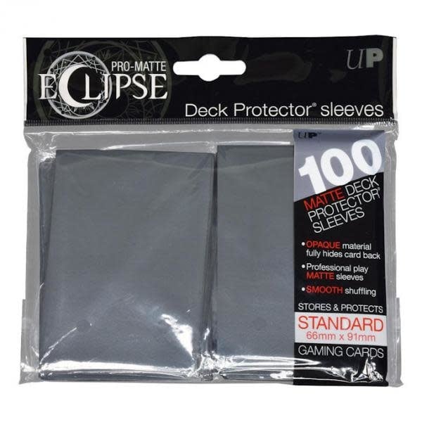 Ultimate Protection: Eclipse Matte Smoke Grey Sleeves (100) - Enhance Your Game!