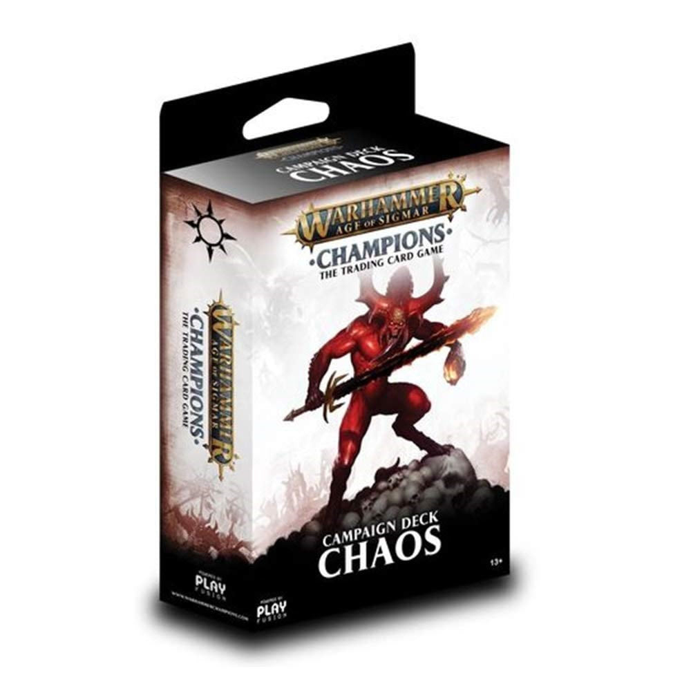 Unleash Chaos: Warhammer Champions Chaos Campaign Deck - Dominate the Battle!