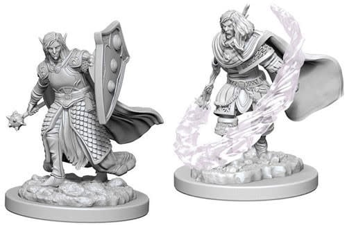 Explore the Mystical Realm with D&D Nolzur's Elf Male Cleric Mini!