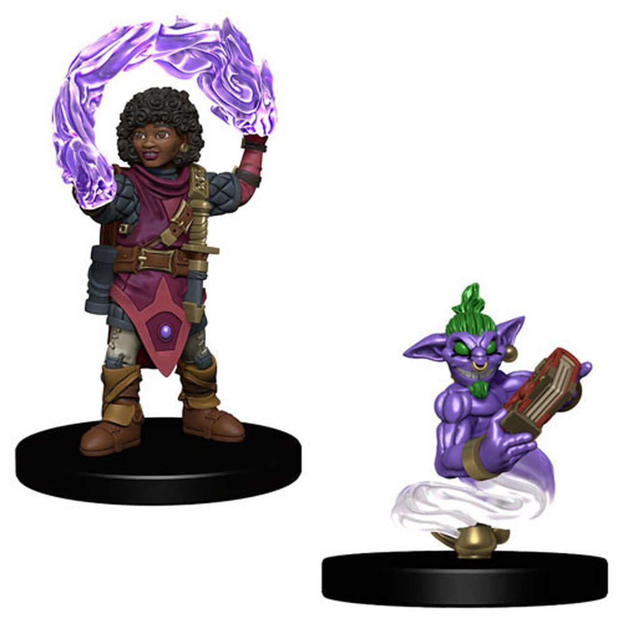 Enchanting Girl Wizard & Genie Miniatures - Wardlings Collection