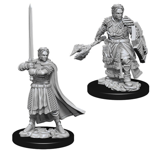 Unpainted Miniatures: Male Human Cleric W08 for D&D Fans